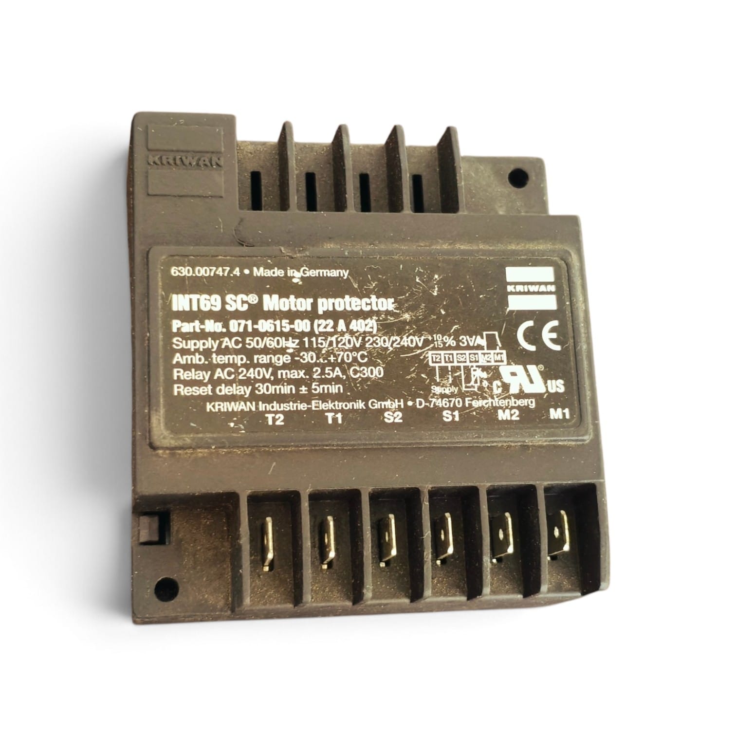 KRIWAN Motor Protector INT69SC