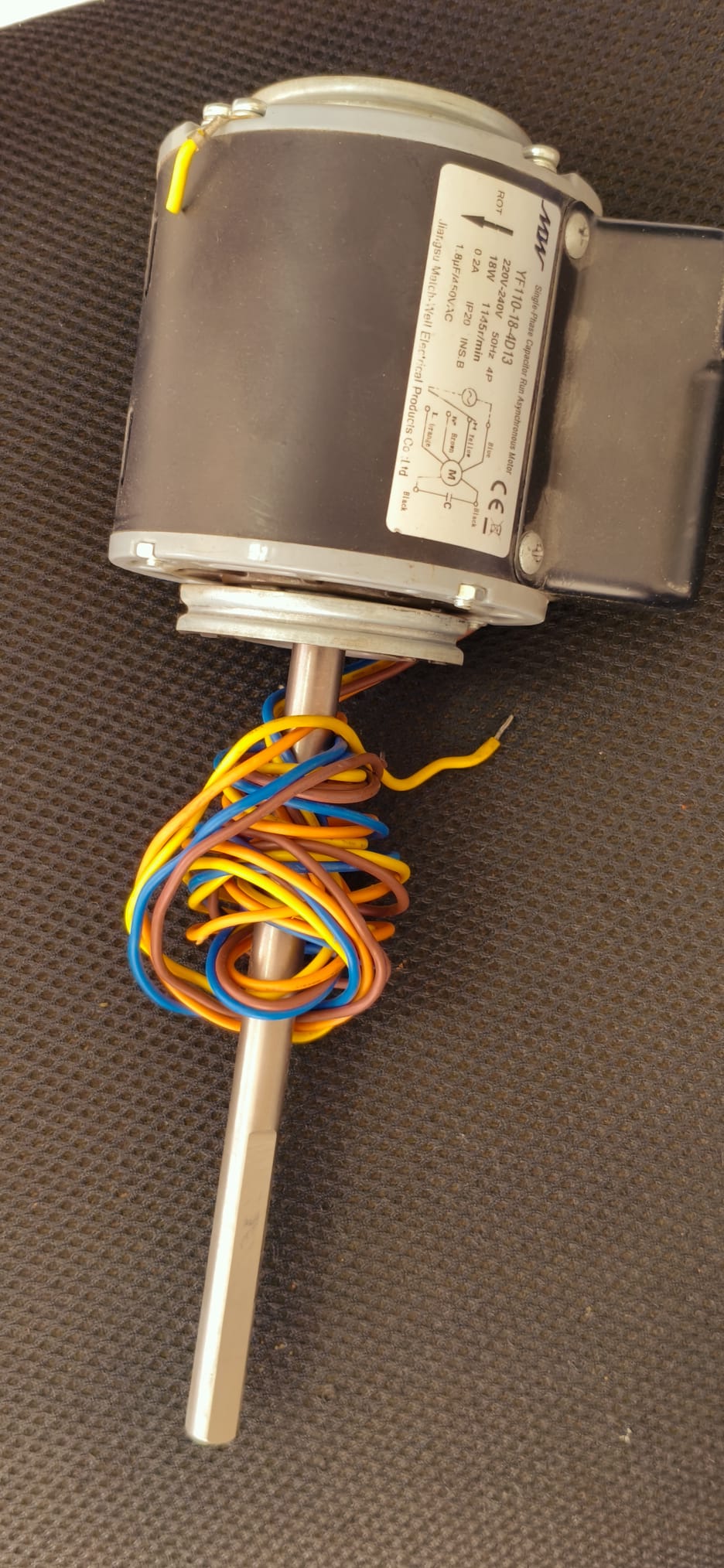 Mon YF110-18 -4D13  240V Single-Phase Capacitor Run Asynhron ous Motor 