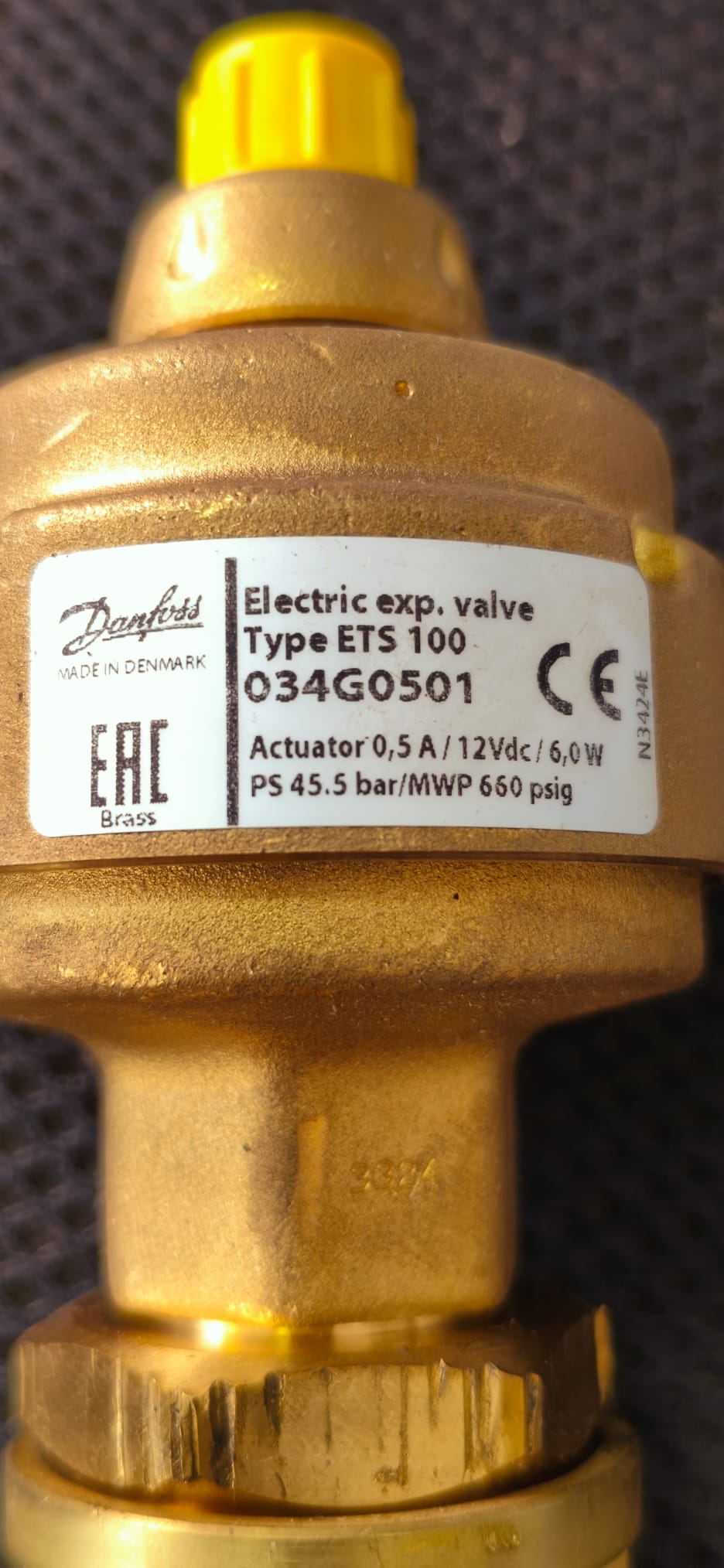Danfoss Electric Exp Volve 034G0501