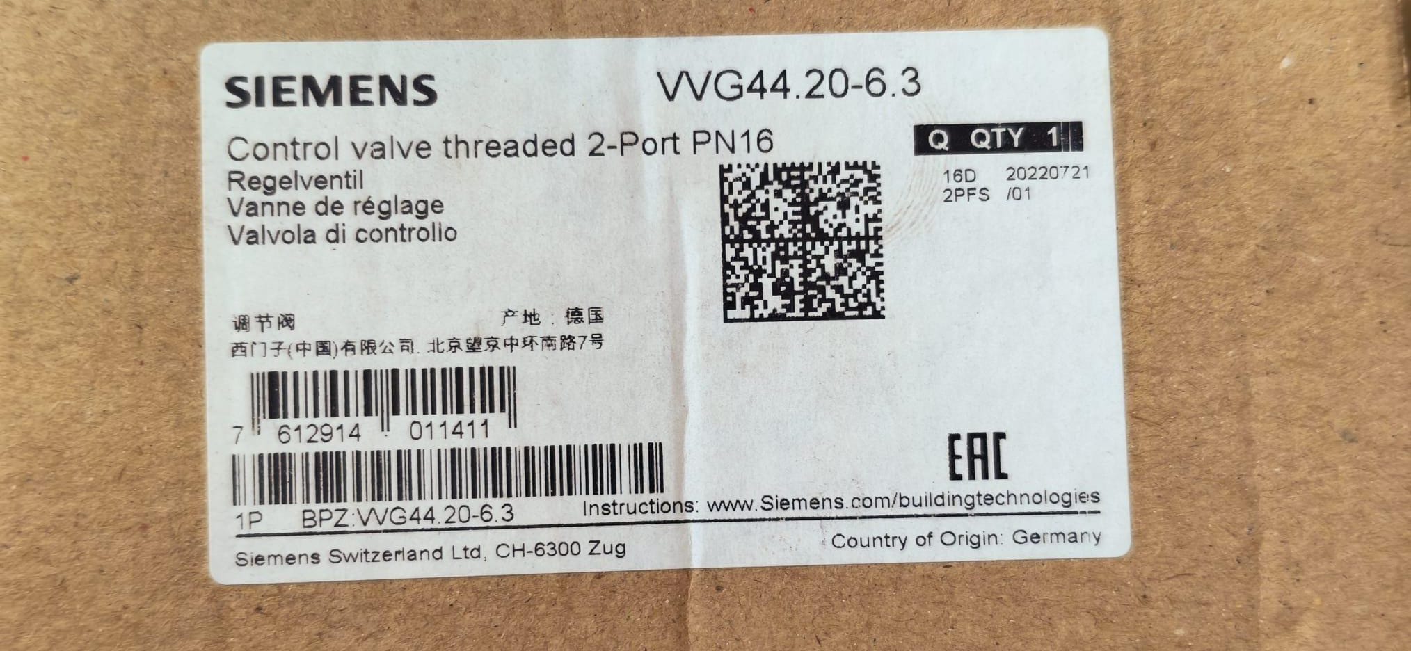 SIEMENS WG44.20-63