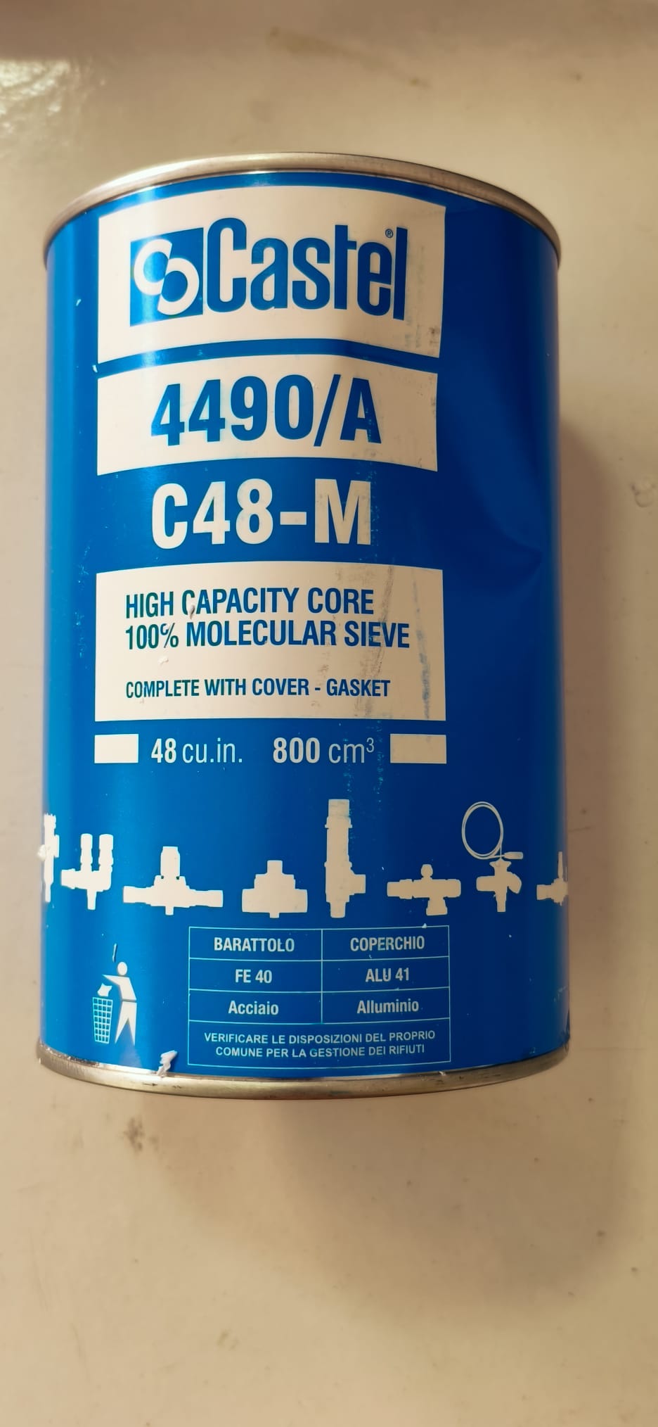 Castel 4490/A C48-M 100% Mole Cular Sıeve 