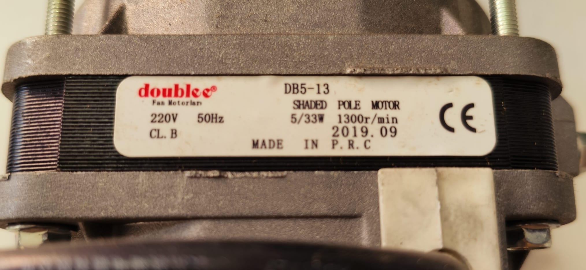 Doublee 220V SHADED POLE MOTOR 